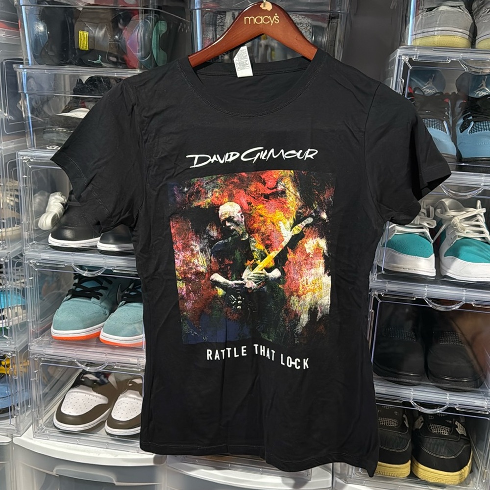 Large David Gilmour rattle that lock live 2016 tour t shirt merchandise new